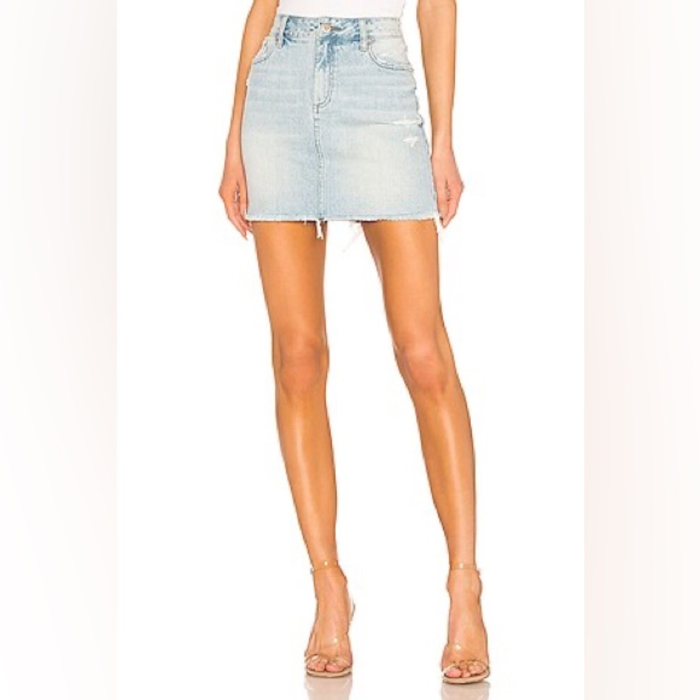 Pistola Sierra High Rise Denim Skirt